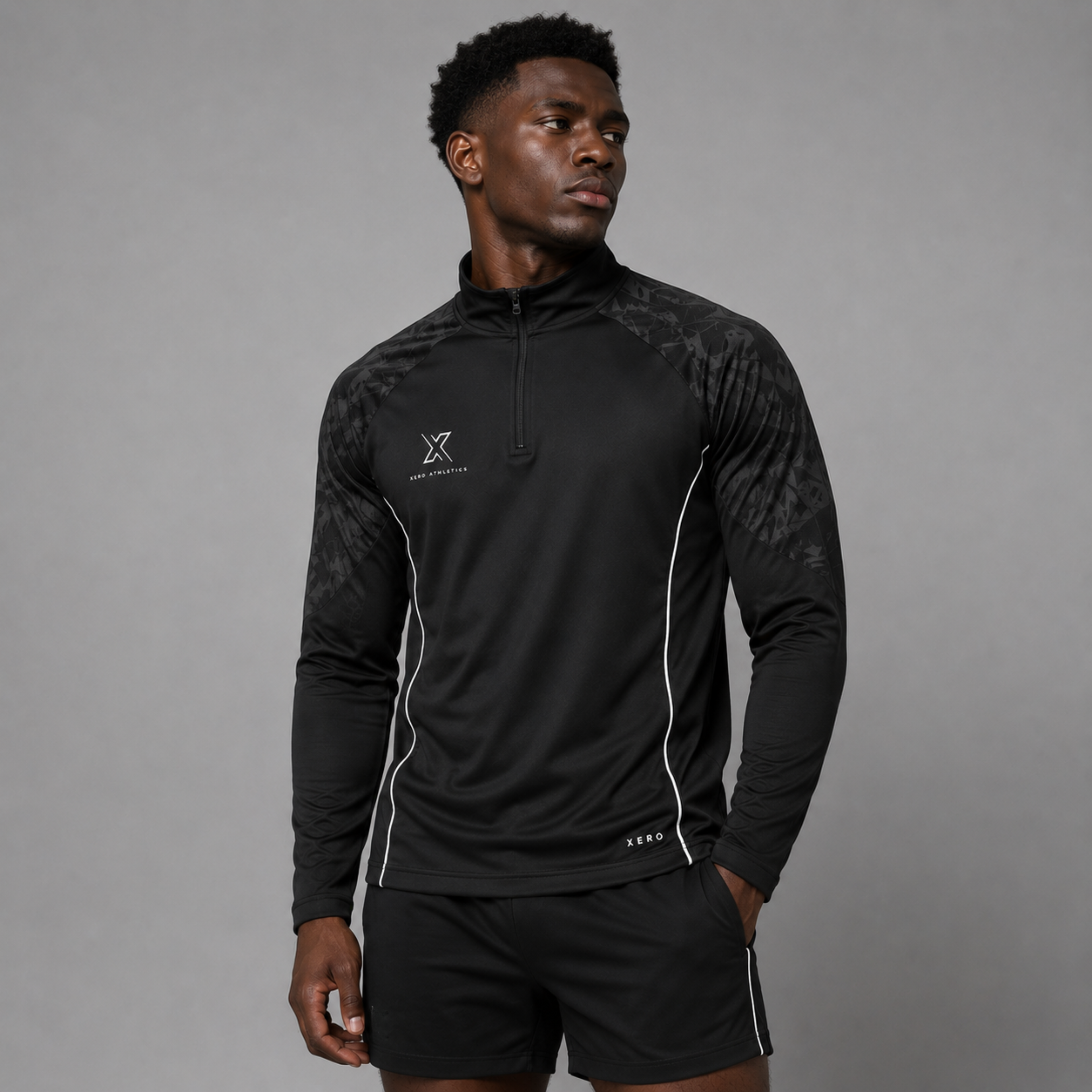 Apex Series - 1/4 Zip Black